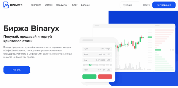 Binaryx обзор биржи